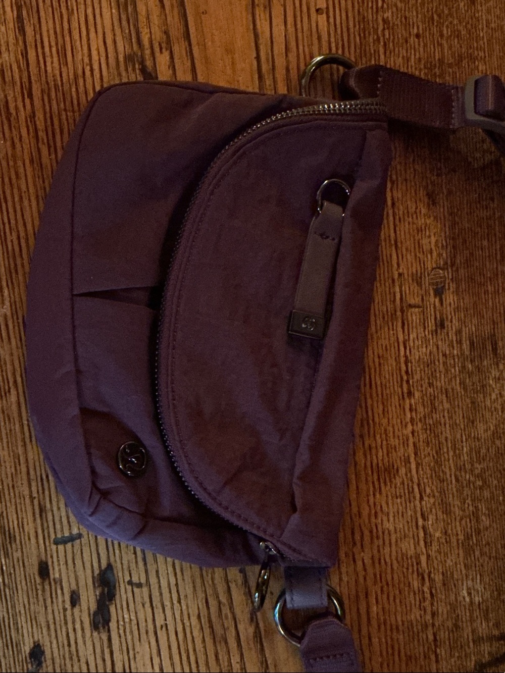 lululemon athletica small crossbody bag in plum